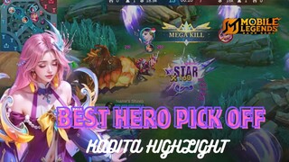 Best of Hero pick off🔥 | Highlight Kadita
