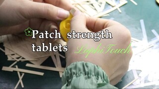 Patch strength tablets