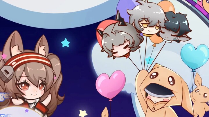 [Arknights handwritten] Saying goodnight in Rhode Island (pseudo cute New Year greetings from everyo