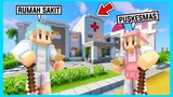 Kita Bangun Rumah Sakit Aestethic di Minecraft ft @Shasyaalala