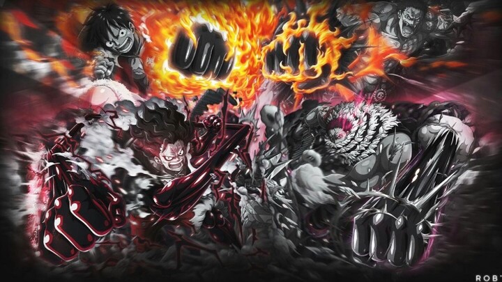 Luffy Vs Katakuri [4K] || Snakeman Luffy || One Piece!!