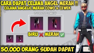 CARA MENDAPATKAN CELANA ANGEL WARNA MERAH !! | REVIEW CELANA ANGEL MERAH - GARENA FREE FIRE