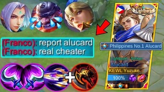 PLEASE DON'T "SPAM RECALL" IN FRONT OF ALUCARD | GLOBAL ALUCARD BEST BUILD & EMBLEM - MLBB