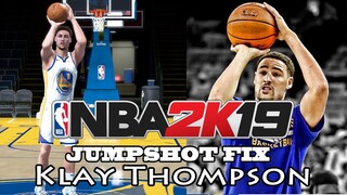 Klay Thompson - BEST Jumpshot Fix NBA 2K19