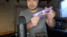 ASMR Licking, Sucking & Chewing Milka Dark Milk Chocolate Without Using Hands🍫