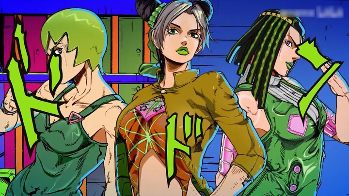 I can only say that it is completely consistent with [JOJO Stone Ocean]