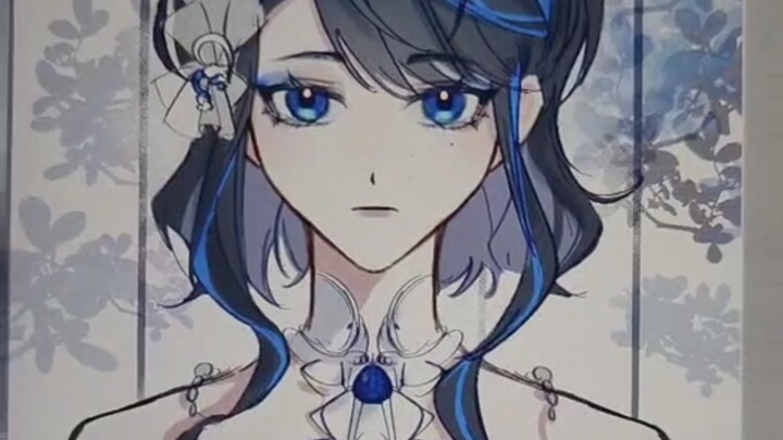 When a grown male artist draws a beautiful girl…