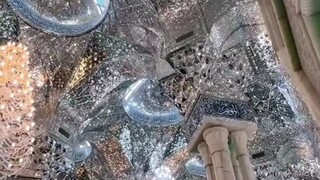 建筑欣赏： 伊拉克纳杰夫的 “伊玛目阿里清真寺” 内景