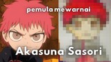 pemula mencoba mewarnai sasori cuyyy