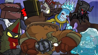 Fight All BOSS MONSTER | Castle Crashers | Friday Night Funkin MOD