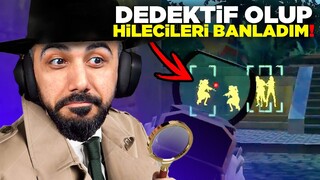 EKİPLE BERABER DEDEKTİF OLUP HİLECİLERİ BANLADIK!! 😱 (GÖZLERİME İNANAMADIM) | PUBG MOBILE