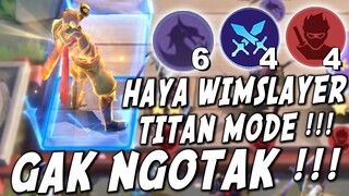 GILA ! HAYABUSA TITAN BISA SE-OP INI TERNYATA ! HERO 1 GOLD INI WOY ! IMBA PARAH COK HAYA !!!