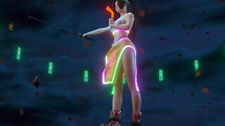 Let's catch ghosts with sister Tifa! - Blender homemade Tifa 3D animation