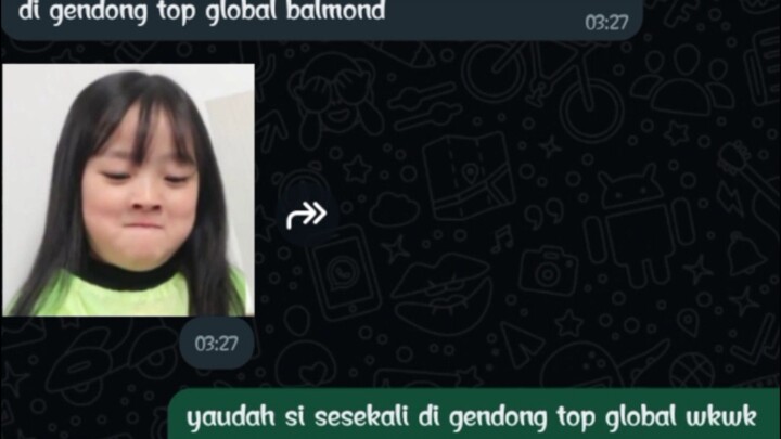 di gendong top global balmond?