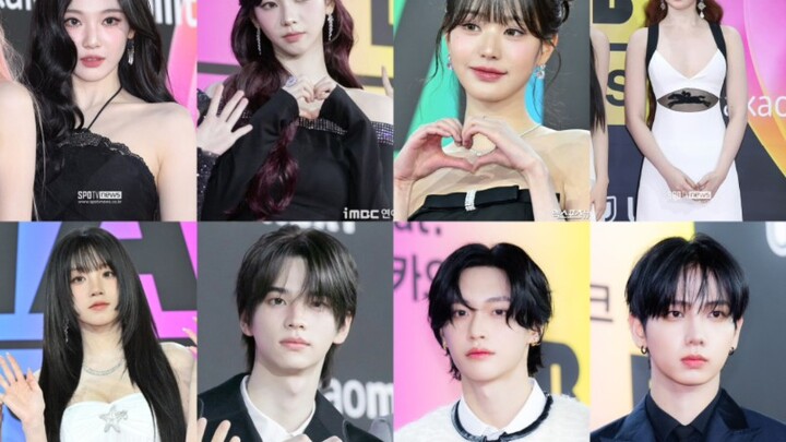 [2024 MMA Red Carpet News Photos] Such a ruthless beauty showdown between male and female idols...