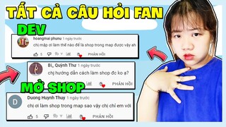 Mặp Doram '' TRẢ LỜI TẤT CẢ CÂU HỎI KIẾM TIỀN - LÀM MAP '' Trong Mini World