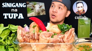 SINIGANG NA TUPA | MUKBANG PINOY | collab w/ @Fernan Constantino