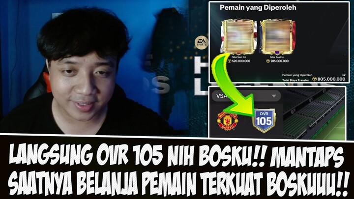 LANGSUNG OVR 105 BOSKU!! SAATNYA BELANJA BRUTAL PEMAIN TERKUAT DI AKUN PERKORO DUNYO FC MOBILE