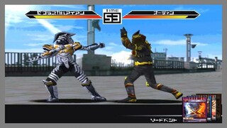 Kamen Rider Ryuki PS1 (Zebraskull Iron) 1P Battle Mode HD