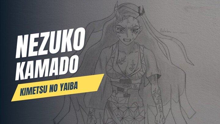 (demon slayer) drawing nezuko kamado
