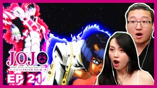 WHAT HAPPENED TO BRUNO 😭😭 | Jojo's Bizarre Adventure Couples Reaction Part 5 Episode 21 / 4x21