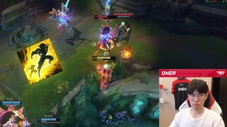 T1 Oner múa Lee Sin cháy máy xem phê lòi mắt