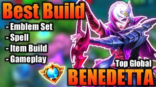 Benedetta Best Build 2021 | Top 1 Global Benedetta Build | Benedetta - Mobile Legends