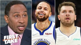 First Take | Stephen A. reacts to Warriors take 3-0 series lead, push Mavs to brink of elimination