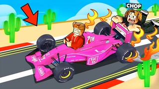 ROBLOX CHOP AND FROSTY PLAY DUSTY TRIP WITH FORMULA 1 CAR