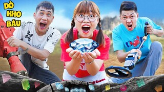 Hà Sam - Cuộc Thi Dò Tìm Kho Báu - Ai Dò Được Nhiều Đồ Vật Nhất Sẽ Thắng