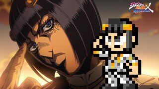 JOJO手游里还没有第五部角色，于是我先做了一个布加拉提