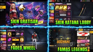🔥 FREE FIRE - BOCORAN EVENT GRATISAN, SKIN KATANA LOBBY COBRA, TOPUP BONUS, EVENT CALL BACK