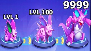 Pokemon Đại Chiến - Đốt 100000 Kim Cương Quay Tướng SSR Nidoking Pokemon Chibi Top Game Android Ios