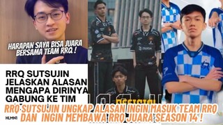 INILAH ALASAN SUTSUJIN INGIN GABUNG RRQ ! IRRAD BALIK  KE TEAM RSG PH !