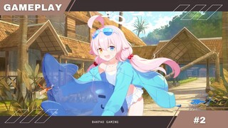 Asik nya liburan ke pantai - Blue Archive Gameplay