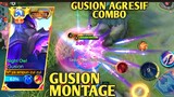 GUSION MONTAGE, AGRESIF COMBO | MOBILE LEGENDS