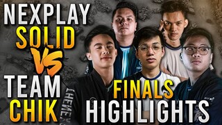 NEXPLAY SOLID VS TEAM CHIK [FINALS HIGHLIGHTS] | MPL S6 QUALI | MLBB