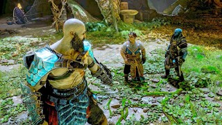 Brok's friend Lunda calls Kratos a Tall Glass of Milk - God of War Ragnarok