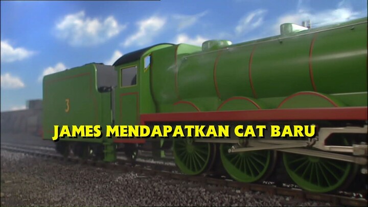 Thomas And Friends Bahasa Indonesia - S8E14 James new coat | James mendapatkan cat baru