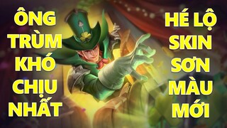 Ông trùm khó chịu nhất game hé lộ skin sơn màu mới Aleister lễ thánh patrick