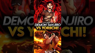 Who is stronger Between Demon Kong Tanjiro and Prime Yoriichi? Demon Slayer Explained #shorts