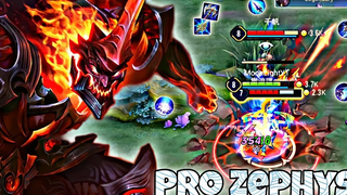 เกมเพลย์ Zephys Jungle Pro นักรบที่ไร้ความสามารถที่บ้าคลั่ง Arena of Valor อารีน่าแห่งความกล้าหาญ