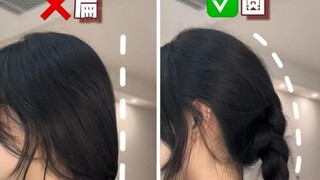 No need to braid a full, puffy twist!