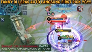 FANNY DI LEPAS MUSUH LANGSUNG AUTO FIRST PICK YGY!! MUSUH AUTO NGAMUK NGAMUK KWKW