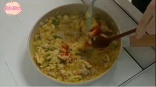 Cơm cà ri bánh tráng nướng salat phần 2 #mukbang