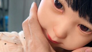 Jiusheng Xiaomeng [Life-size figure with soft silicone simulated mouth] is so cute!