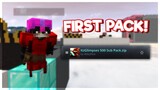 Using my First Texture Pack?! | Hypixel Bedwars