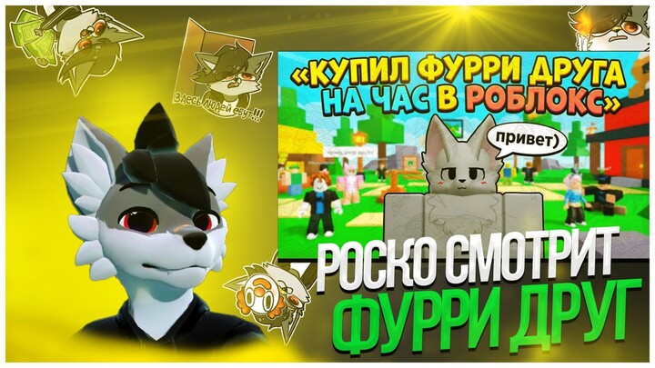 🐺 Роско смотрит Xtempo - Я купил ФУРРИ ДРУЗЕЙ чтобы ПОИГРАТЬ в РОБЛОКС и ПОЖАЛЕЛ... (ft. Федор Яйца