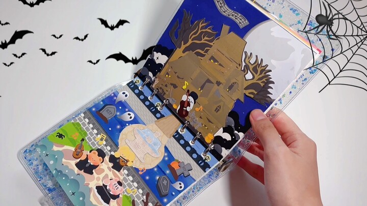 Buku Catatan Lanskap Gaya Korea | Kolase Halloween, Jangan Lihat Sampai Akhir Kalau Penakut!