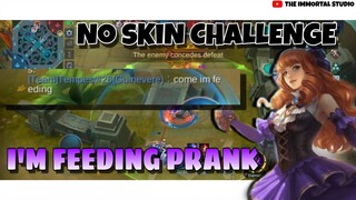 GUINEVERE I'M FEEDING PRANK| NO SKIN CHALLENGE| MOBILE LEGENDS